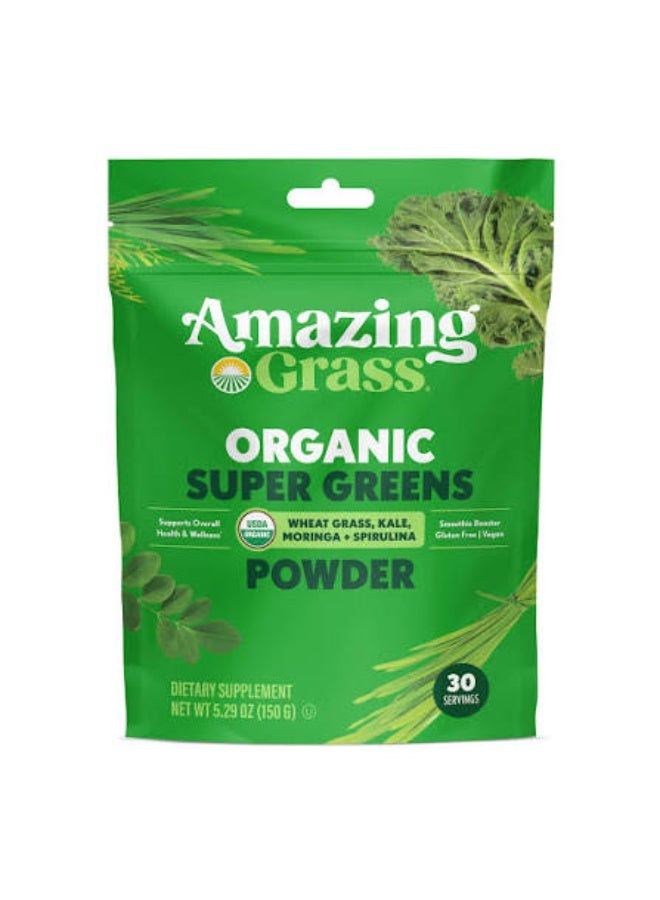 Amazing Grass, Organic Super Greens Powder,  150 g - Image 1