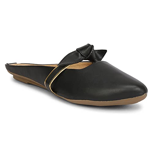 Denill Comfortable, Stylish Bellies for Women and Girls UK- 7 Black - Image 1