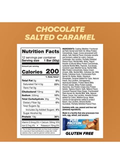 Pure Protein Bars, High Protein, Nutritious Snacks to Support Energy, Low Sugar, Gluten Free, Chocolate Salted Caramel, 1.76 oz., 12 Count (Pack of 1) (Packaging May Vary)  - Image 3
