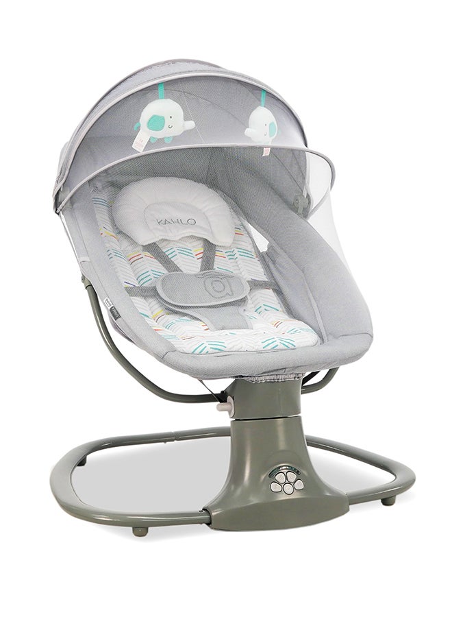 asalvo Baby Bouncer Musical Kahlo - Grey - Image 3
