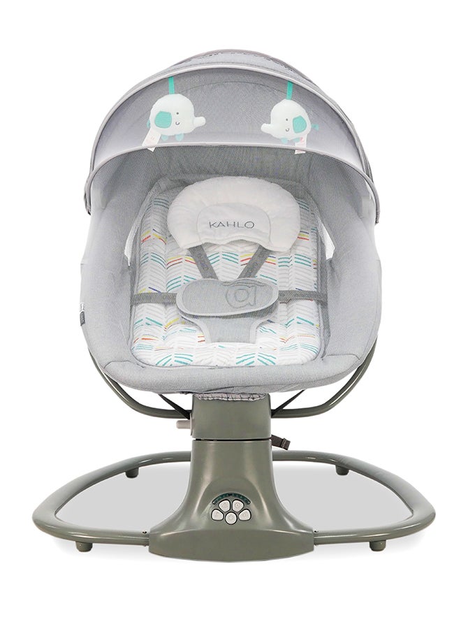 asalvo Baby Bouncer Musical Kahlo - Grey - Image 2