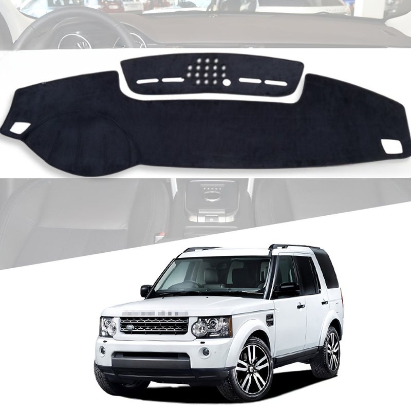 Black Dashboard Cover Pad For Land Rover Discovery 3 4 LR3 LR4 L319 2005 2015 Right Hand Drive Dash Mat Sunshade Protective Carpet Accessories - Image 1