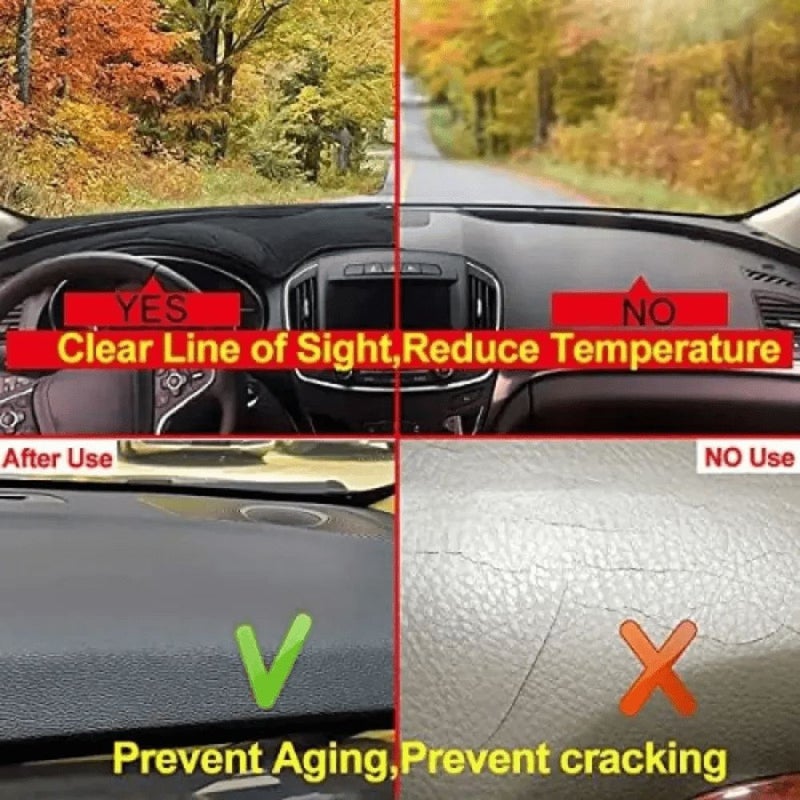 Black Dashboard Cover Pad For Land Rover Discovery 3 4 LR3 LR4 L319 2005 2015 Right Hand Drive Dash Mat Sunshade Protective Carpet Accessories - Image 5