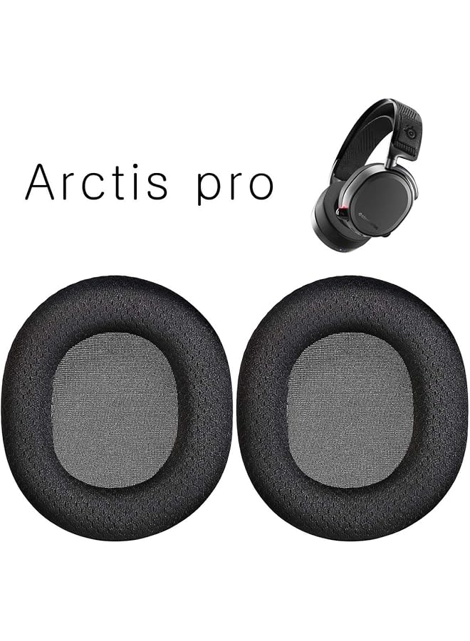 erorex Replacement Ear Pads For Steelseries Arctis Pro Arctis 5 Arctis 3 Memory Foam Earpads Wireless Game Headphone Black - Image 2