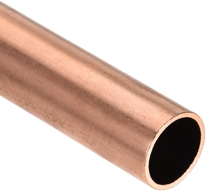 uxcell Copper Round Tube, 14mm OD 1mm Wall Thickness 200mm Length Straight Pipe Tubing 3 Pcs - Image 3