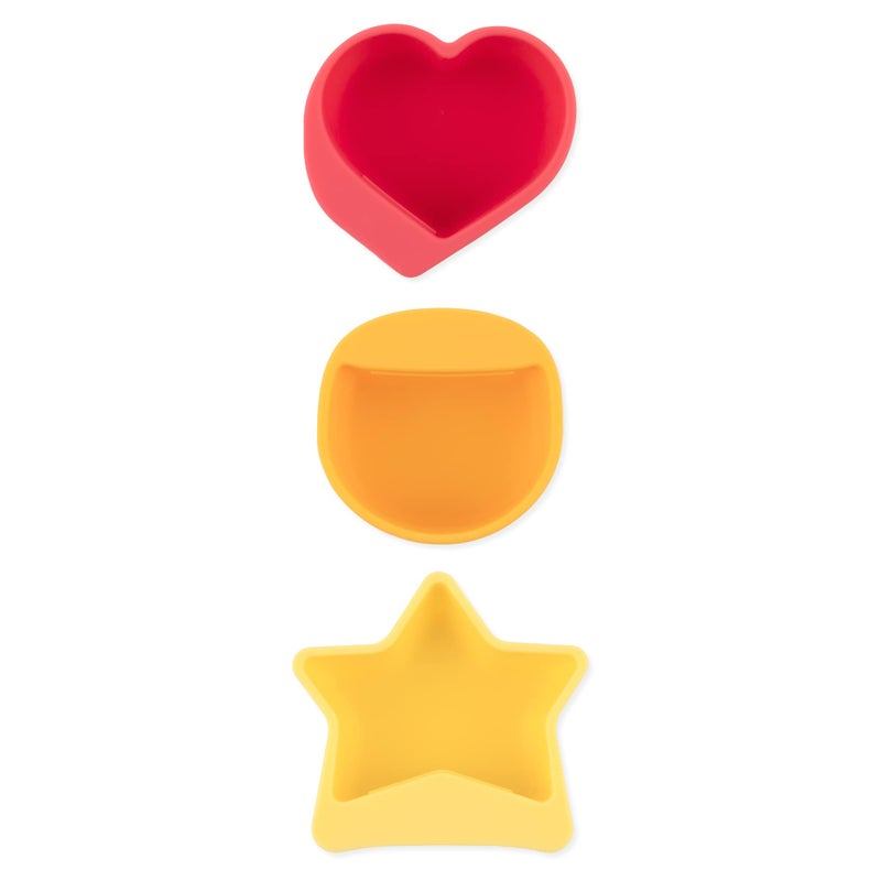 BUMKiNs Bumkins Baby Silicone Little Dippers Attaches to Bowls Dishes and Plates Sauce Cup Holds Condiments Dip Puree Toppings Baby Led Weaning Essential Feeding Supplies for Babies 6 Months Up