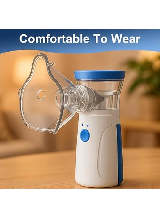 Portable Silent Nebulizer – USB-C Rechargeable Aerosol Device for Babies, Children & Adults, Pocket-Friendly for Cough & Asthma - Image 2