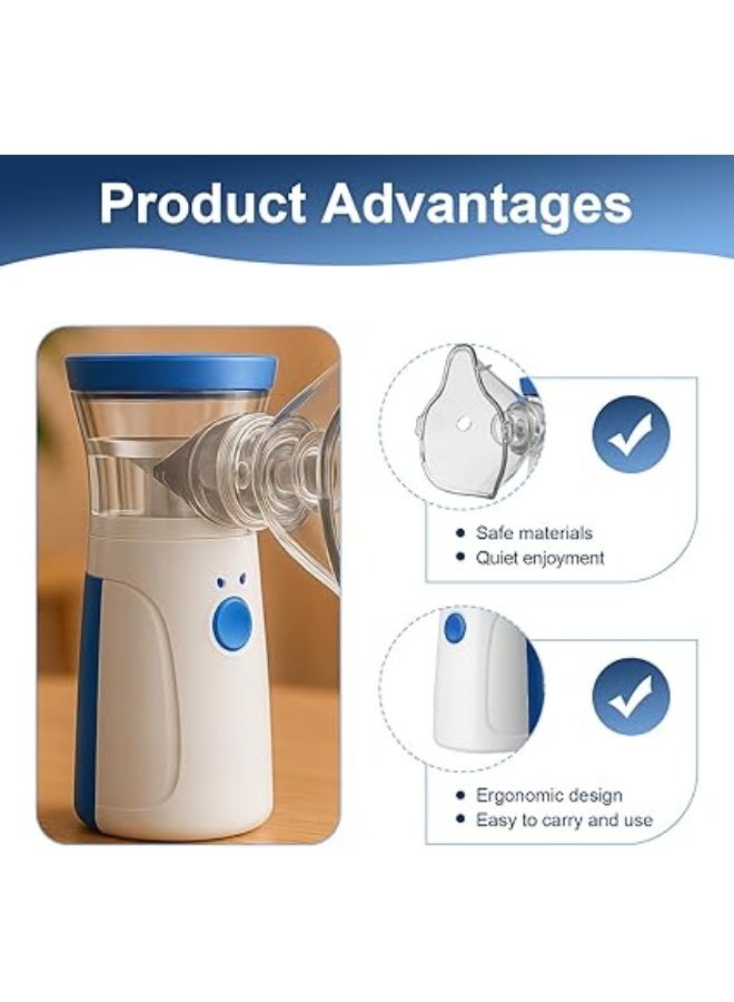 Portable Silent Nebulizer – USB-C Rechargeable Aerosol Device for Babies, Children & Adults, Pocket-Friendly for Cough & Asthma - Image 5