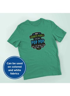 PrintWorks Dark T Shirt Transfers Perfect For Diy Christmas Presents And Crafts For Use On Dark And White/Light Fabrics Photo Quality For Inkjet Printers 5 Sheets 8 ½” X 11” (00529)  - Image 3
