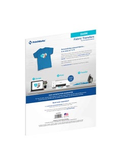 PrintWorks Dark T Shirt Transfers Perfect For Diy Christmas Presents And Crafts For Use On Dark And White/Light Fabrics Photo Quality For Inkjet Printers 5 Sheets 8 ½” X 11” (00529)  - Image 2