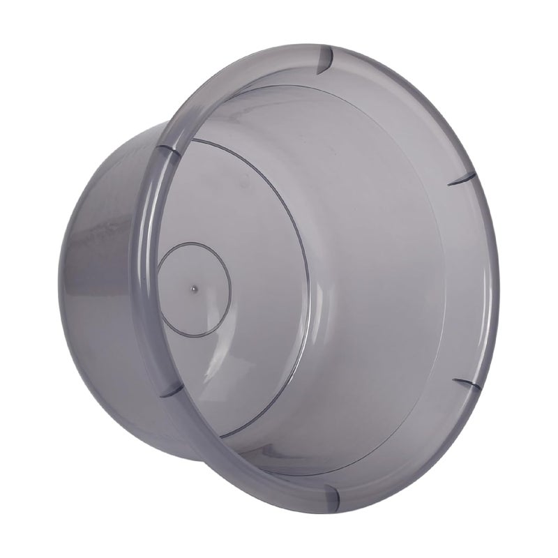 Kuber Industries Pack of 4 Bath Tub Multipurpose Bath Tub Tub for BathroomFeeding PanWashing Clothes Washing Tub Bathing Bathroom Tub 25 LTR Transparent Blue Gray - Image 5