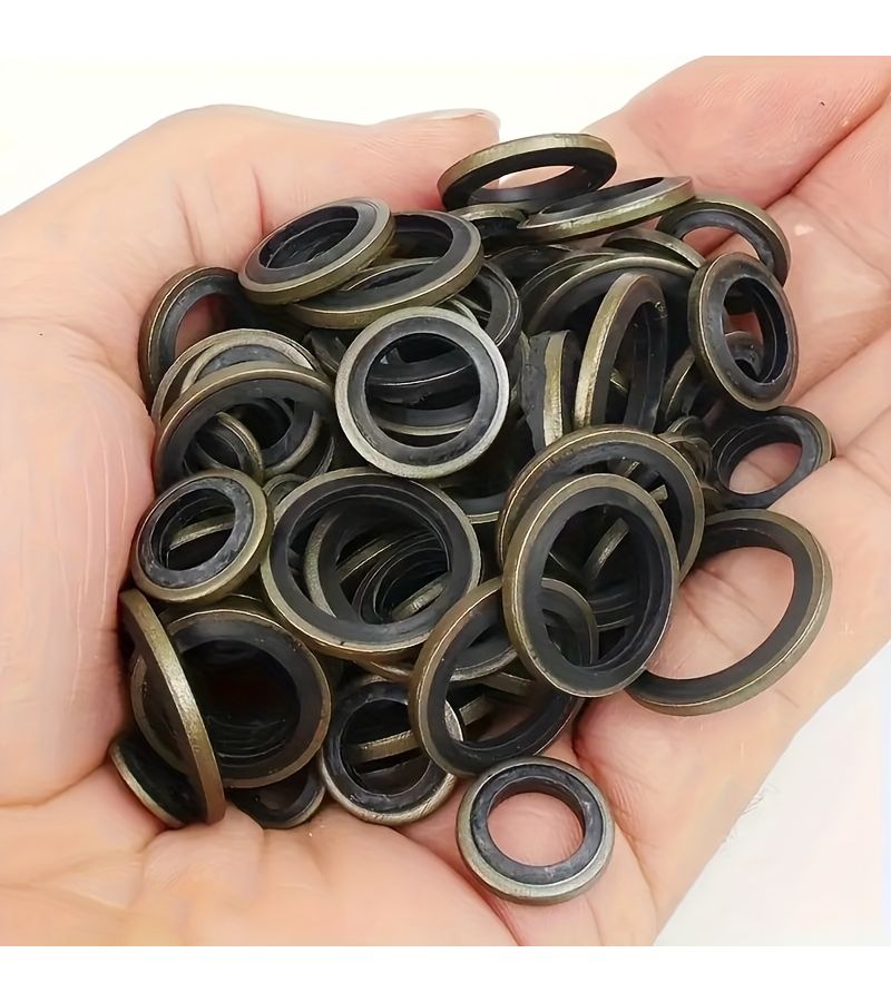 160pcs Automotive Oil Pan Drain Plug Gaskets Kit M6 M8 M10 M12 M14 M16 - Image 5