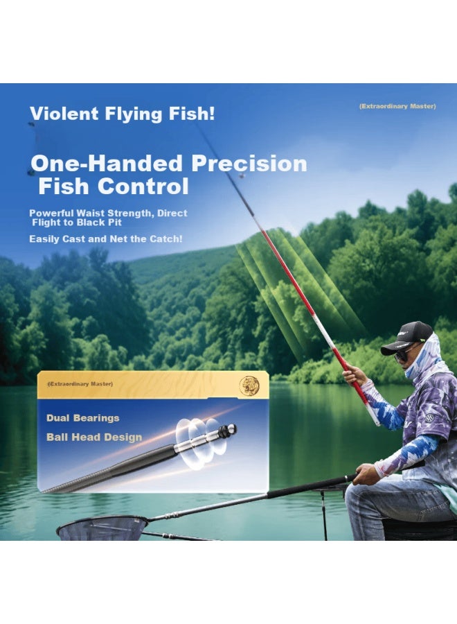 Chuangwei Black Pit Fishing Rod Ultra-light Ultra-hard 4h 5.4m Hand Rod Tai Fishing Rod Jd Self-operated Flagship Store - Image 3