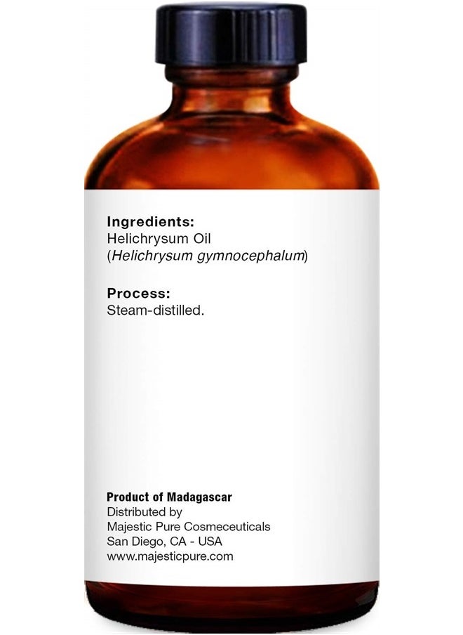 Majestic Pure - Helichrysum Essential Oil, Premium Grade, Pure and Natural, for Aromatherapy, Massage, Topical & Household Uses, 1 fl oz - Image 1