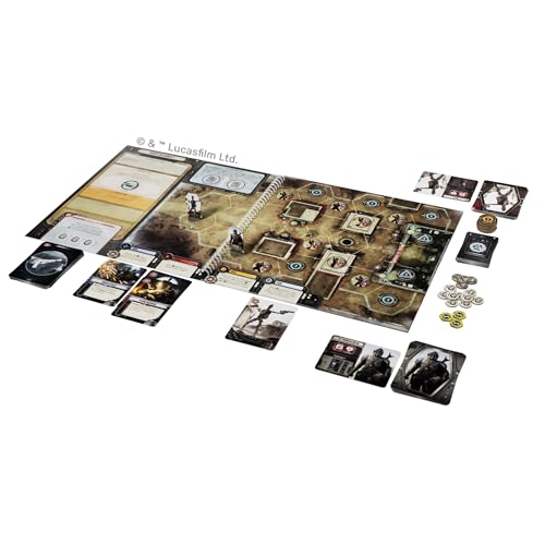 Asmodee Star Wars: The Mandalorian Adventures Board Game - Cooperative Missions Inspired by Season 1, Strategy Game for Kids and Adults, Ages 12+, 1-4 Players, 30-60 Minute Playtime - Image 2