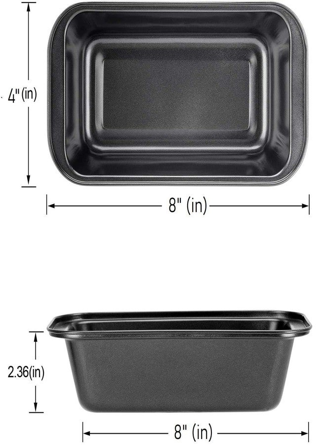 ikis Non Stick Carbon Steel Rectangular Baking Tray | Loaf Mould | 20 cm, Black (Set of 1) - Image 5