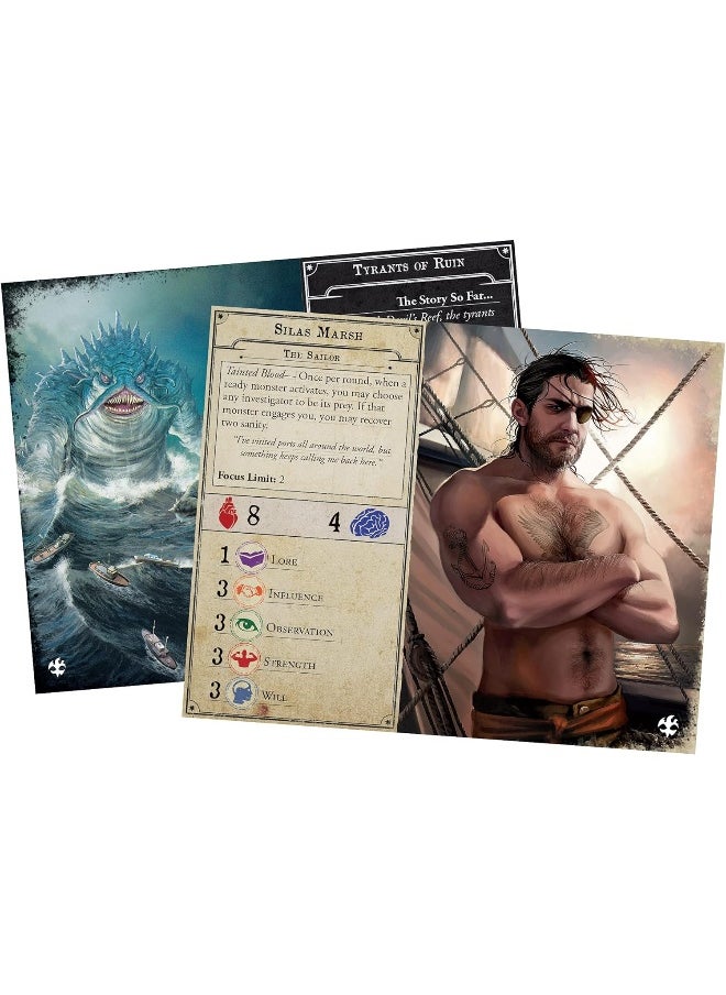 Fantasy Flight Games - Arkham Horror 3rd Edition Under Dark Waves Board Game Expansion - Image 1