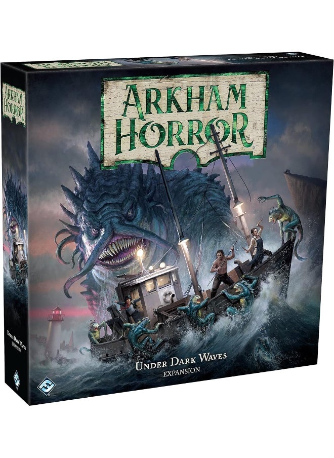 Fantasy Flight Games - Arkham Horror 3rd Edition Under Dark Waves Board Game Expansion - Image 1