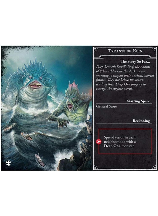 Fantasy Flight Games - Arkham Horror 3rd Edition Under Dark Waves Board Game Expansion - Image 1
