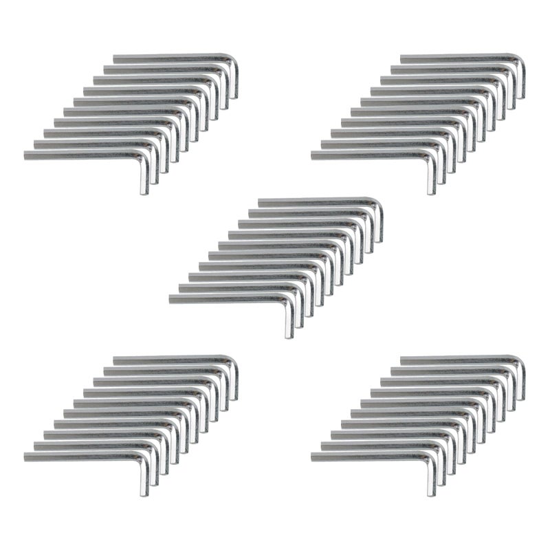 Antrader 4mm Allen Wrench LShaped Hex Key Set Pack of 50 - Image 2