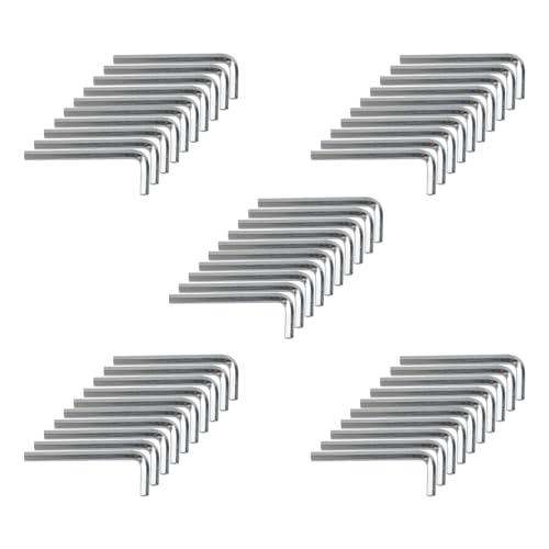 Antrader 4mm Allen Wrench LShaped Hex Key Set Pack of 50 - Image 1