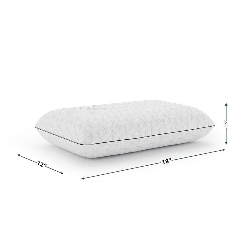 Vaverto Small Memory Foam Bed Pillow for Camping - Compressible Medium Firm, Breathable Cover, Machine Washable, Ideal Backpacking - Image 3