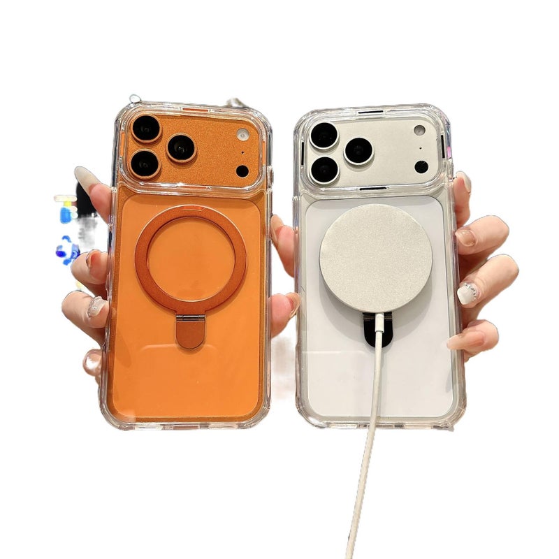 غطاء MagSafe | أزرق | مقاوم للصدمات لـ iPhone 17 / 17 Air / 17 Pro / 17 Pro Max | Acrylic | حامل - Image 3