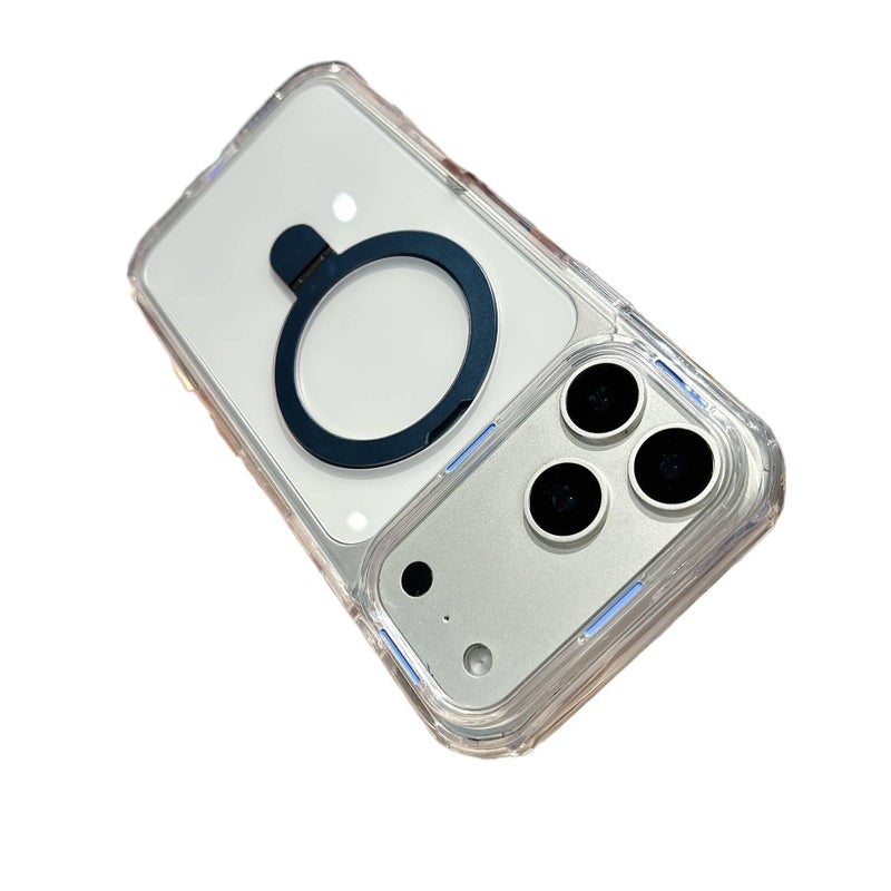 غطاء MagSafe | أزرق | مقاوم للصدمات لـ iPhone 17 / 17 Air / 17 Pro / 17 Pro Max | Acrylic | حامل - Image 1