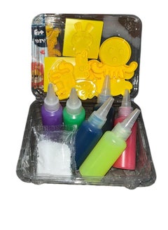 Magical waterscape The new water gel game, Tiara, for children and adults. Create distinctive shapes with the gel and put it in the water to become gelatinous to play with again.