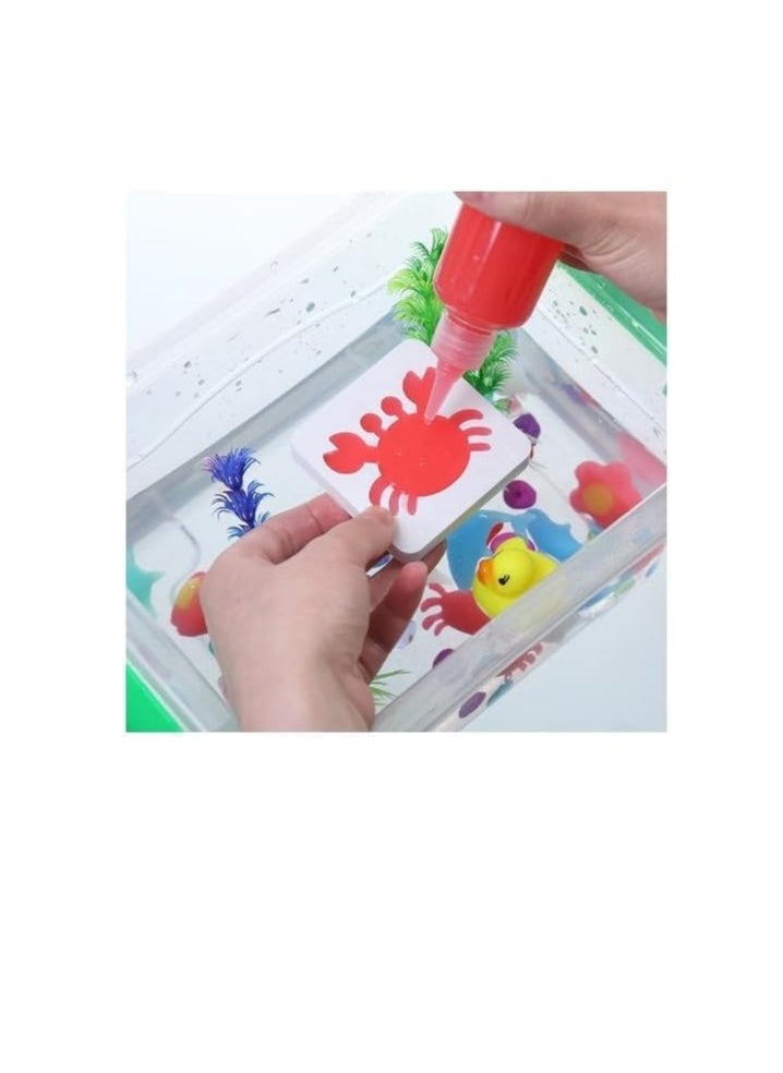 Generic - Magical waterscape The new water gel game, Tiara, for children and adults. Create distinctive shapes with the gel and put it in the water to become gelatinous to play with again. - Image 1