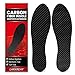 LARXREHY Carbon Fiber Insole for Men Women 1 Pair 15mm Thick Rigid Shoe Insert for Mortons Toe Turf Toe Hallux Rigidus Arthritis Alternative to Post Op Shoe245mm - Image 1
