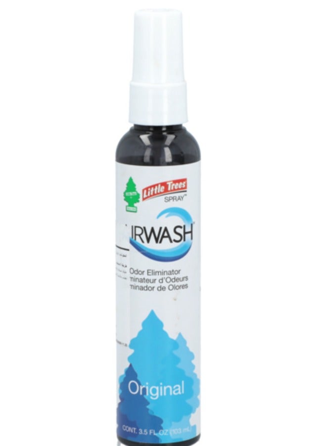 Little Trees Air Wash Odor Eliminator Spray 3.5 fl oz for Instant Freshness and Odor Neutralization