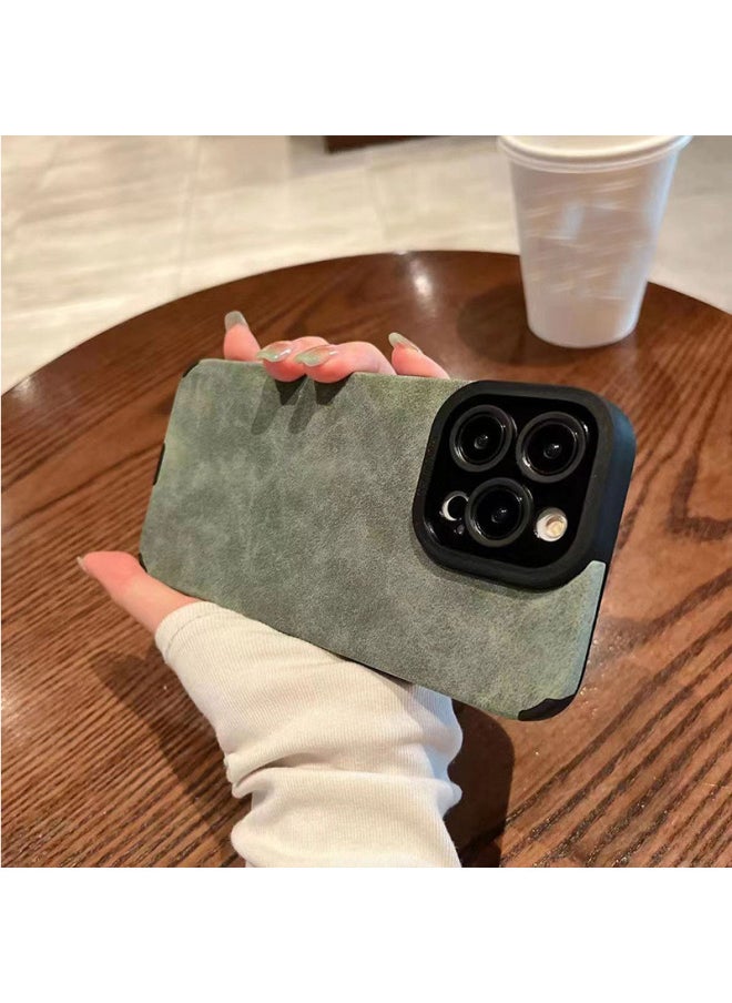 Generic - Pupil Eye Lambskin For Ip16pm Mobile Phone Case Simple Velvet For Iphone 15 All-inclusive Lens XS Suede Soft Case-Color:Light Gray [bare Shell-no Packaging]-Applicable Models:For Apple Xr - Image 1