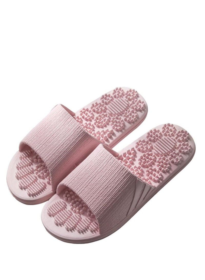 Loquat Massage Slippers for Plantar Fasciitis for Women Acupuncture Slippers Plantar Pain Relief Non-Slip Stress Relief for Bath - Image 1