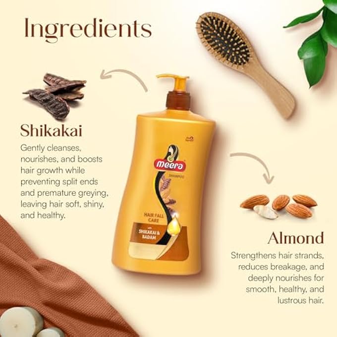 MEERA HAIRFALL CARE SHAMPOO, 1L - Image 3