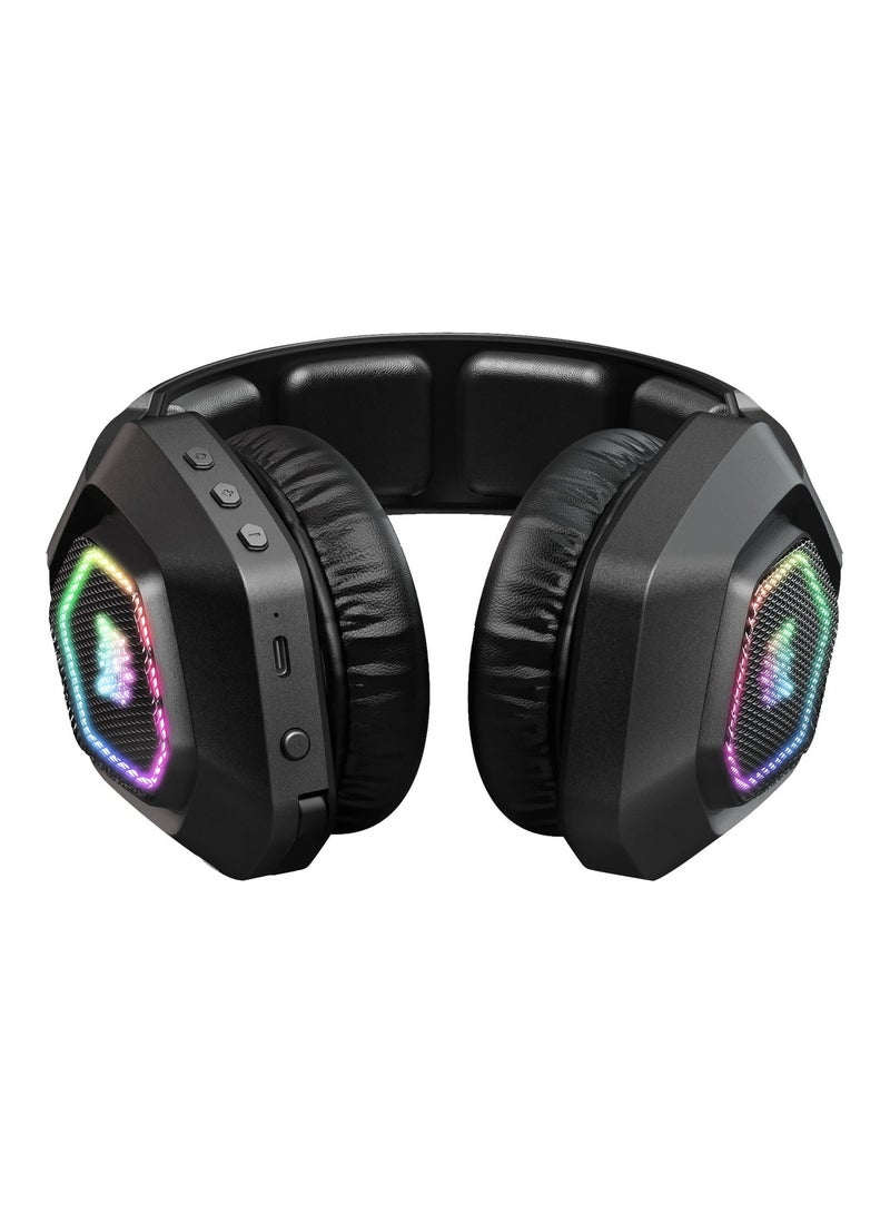 ONIKUMA B100 2.4G Wireless Bluetooth 5.3 Wired Over-ear Headset RGB Light E-sports Gaming Headphone - Image 5