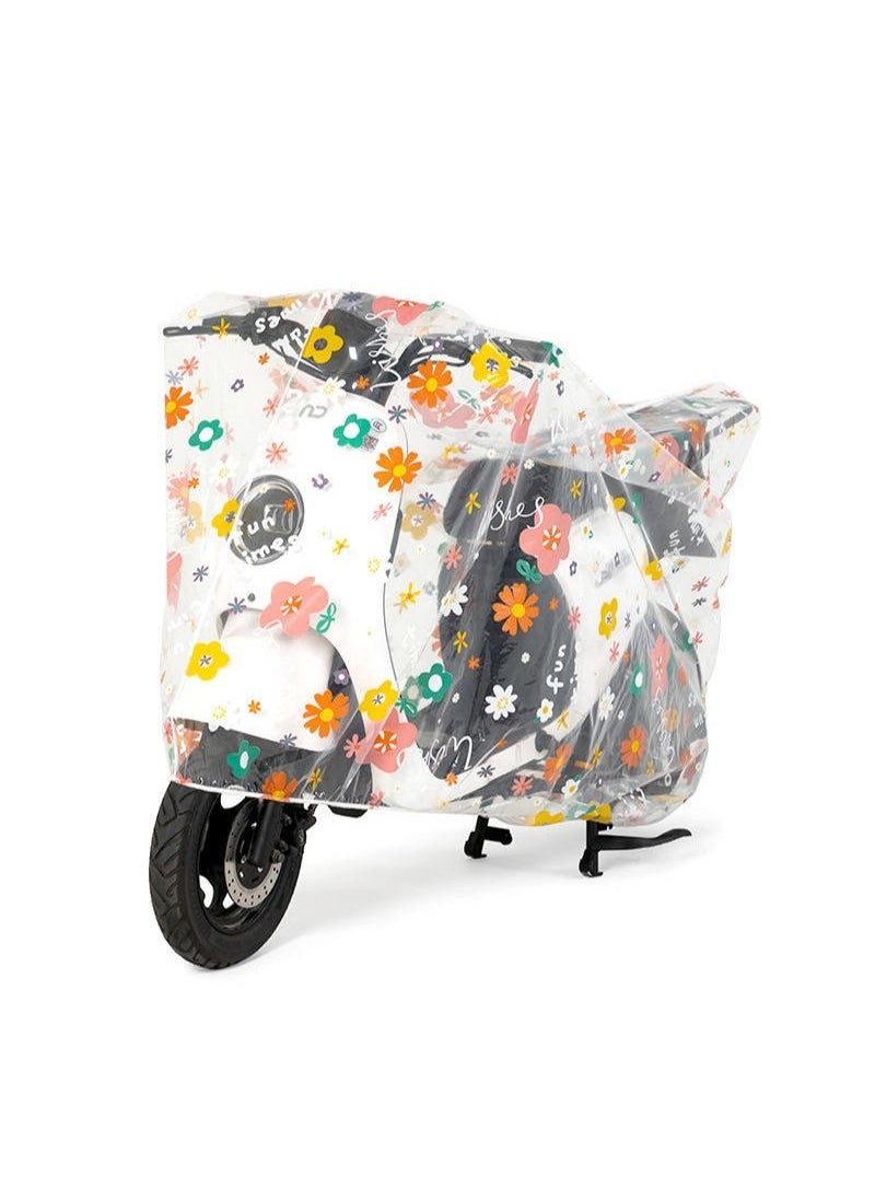 Sharpdo - Peva Motorcycle Dust Cover 120*220cm L-Size Tyhl - Image 1