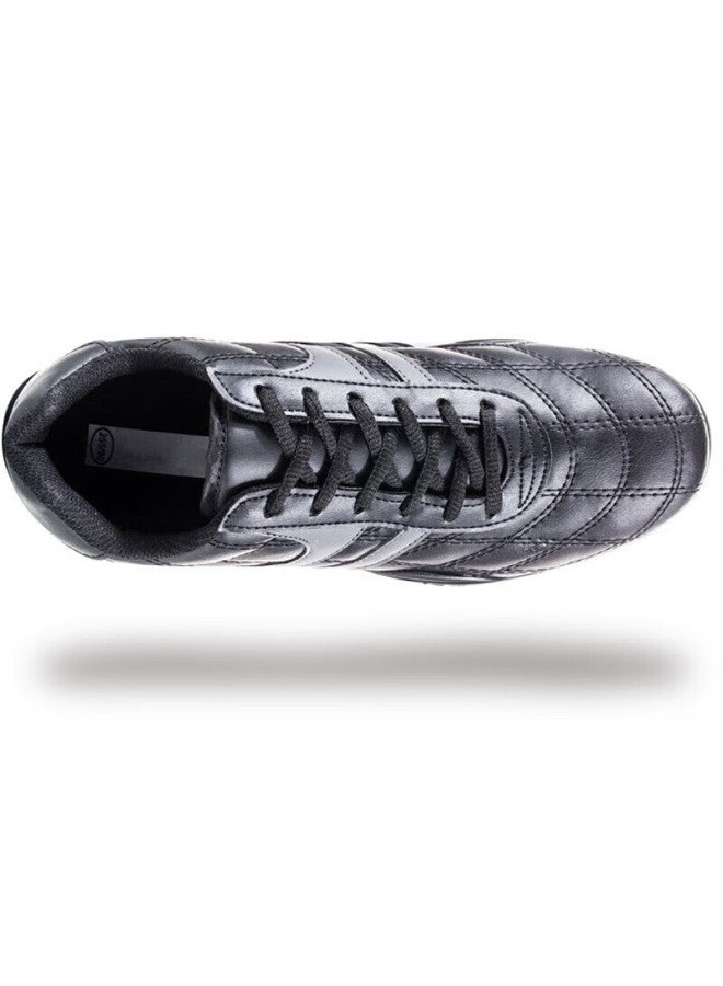 Double Star Eight Shuangxing Soccer Shoes For Men, Women, Adults, Teenagers And Students, Non-slip Cleats, Compeion And Training Football Shoes, 9011 Black And Gray, Size 44 - Image 3