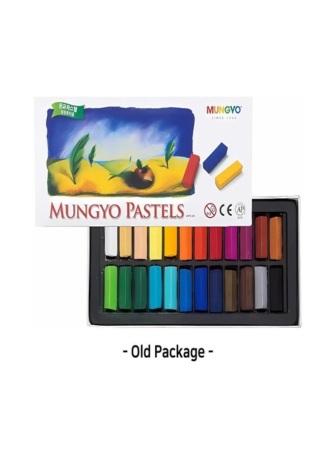 Mungyo Non-Toxic Square Soft Pastel Set - 24 Vivid Colors, Easy Blend for Artists, Short Length for Fine Detail - 27mm x 8mm Sticks - Image 3