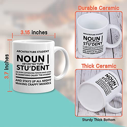 Bubble Hugs Architect Coffee Mug 11 oz, Architecture Student Interior Design House Building - Image 4