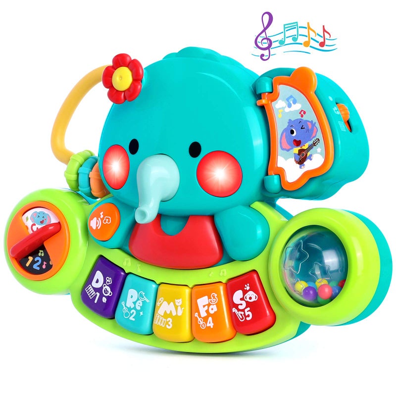 WITALENT Baby Piano Toy 6 to 12 Months Light Up Music Baby Toys for 6 9 12 18 Months Early Learning Educational Piano Keyboard Infant Babies Girl Toy 1 Year Old Boy Girls Gift - Image 4