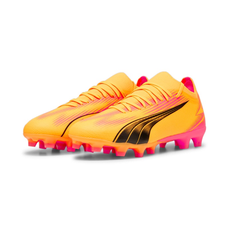 PUMA ULTRA MATCH FG/AG Mens Orange Football Boots - Image 4