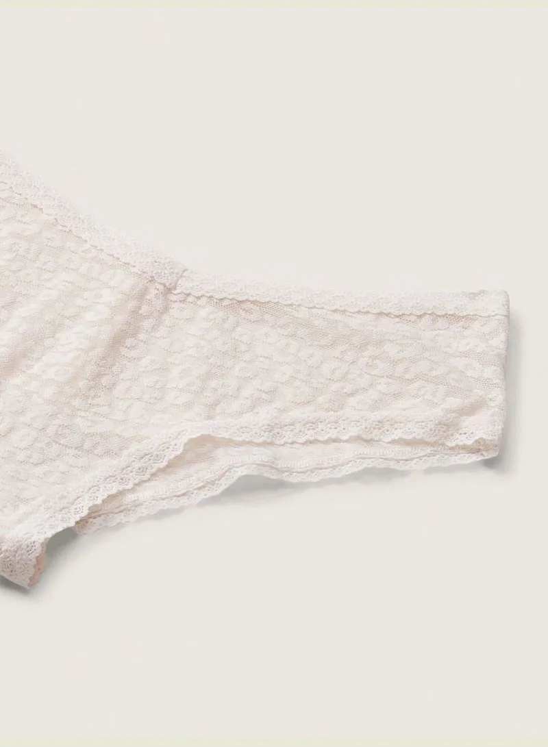 PINK Wear Everywhere Lace Cheekster Underwear