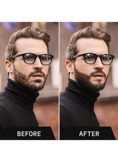 Striking Viking Striking Viking 2 Pack Beard Pencil Filler for Men with 4 Tips (Jet Black) - Fill, Shape & Define with this Long-Lasting, Waterproof Beard Pen Kit Including Brush  - Image 5