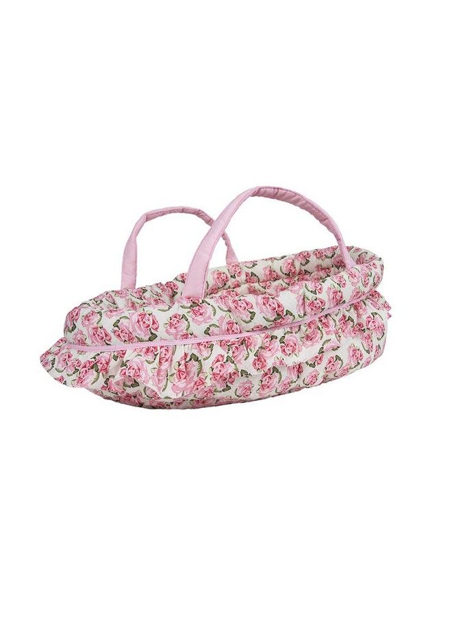 Soft Doll Carry Cot Set For 16 Inch Doll, Sweet Dreams Bassinet Doll Accessory With A Pillow, Fits For American Girl Dolls - Image 4