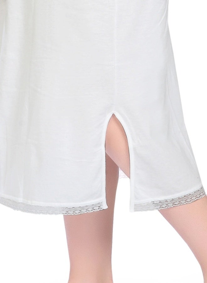 mybody MyBody Maxi Inskirt Pack of 2 – White Cotton Underskirts for Women | Breathable & Stretchable Inner Skirt for Abaya, Gown & Maxi Dress | Sizes S to 3XL | Comfortable Modest Wear  - Image 4