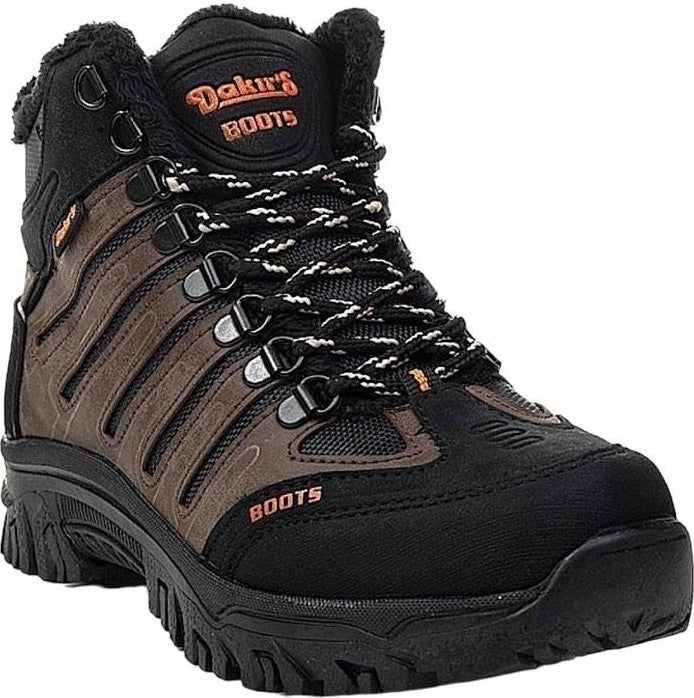 Liger Unisex Furry Outdoor Boots Brown - Image 2