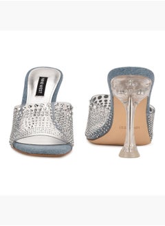 NINE WEST Nine West Women's Sandal wnZIPTIP3-A, AQUA, 5.5  - Image 3