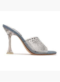 NINE WEST Nine West Women's Sandal wnZIPTIP3-A, AQUA, 5.5  - Image 5