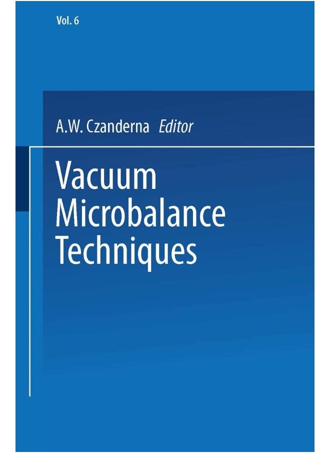 Vacuum Microbalance Techniques: Volume 6 